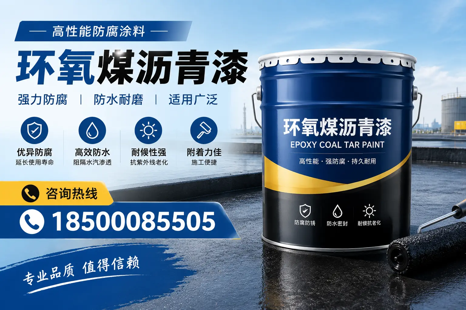 环氧煤沥青漆的主要成分与功能，松原用户深度了解